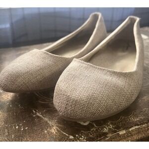 Annie Comfort Envoy Women's Ballet Flats‎ Neutral Rattan 11W Wide